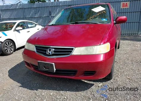2003 Honda Odyssey Ex-L из США, поврежденный, VIN 5FNRL18003B121268